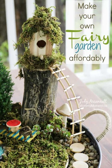 Make A Fairy Garden, Make A Fairy, Faerie Garden, Diy Fairy Garden, Fairies Garden, Fairy Gnome, Fairy Garden Designs, Fairy Homes, Faeries Gardens