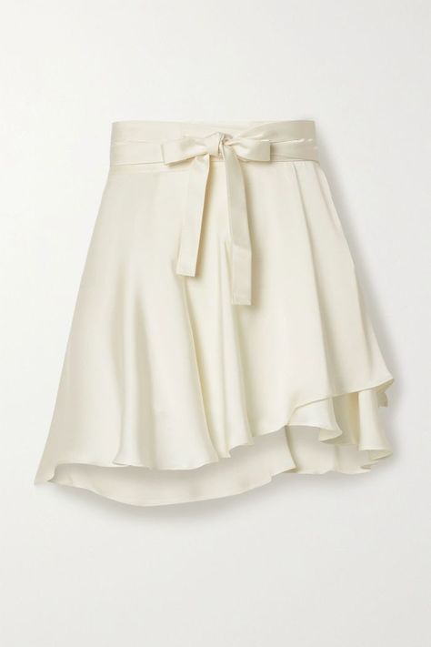 Orseund Iris Ballerina Satin Wrap Mini Skirt Orseund Iris, Ballerina Skirt, Wrap Mini Skirt, Beauty And Lifestyle, Satin Skirt, Cute Skirts, Net A Porter, Passion For Fashion, Wrap Around