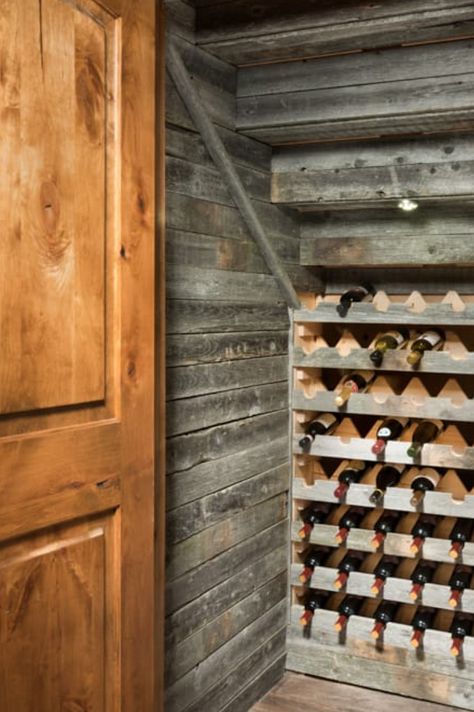 reclaimed wood wine closet Under Stairs Wine Storage, Stairs Wine Storage, Under Stairs Wine, Gömda Rum, Wine Storage Ideas, Wine Cellar Closet, Diy Wine Cellar, Under Stairs Wine Cellar, Wine Cellar Basement