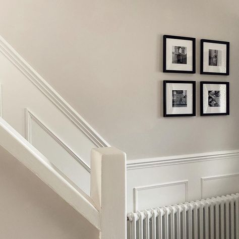 Dulux 90YR 73/029 Just Walnut reviews with real photos - PLAN Dulux Hallway, Off White Paint Dulux Wall Colors, Hallway Colours Dulux Paint, Trending Hallway Paint Colors, Stairs Wall Color Paint Colours, Beige Wall Paint Bedroom, Hallway Beige Wall Colors, Hall And Landing Paint Ideas, Hallway Ideas Beige