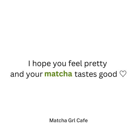 pretty grls drink matcha 😍 ♡ 🍵 pretty grls, smart grls, cool grls, matcha grls have you had your matcha today? 🫶🏾 send this to your matcha besties! ♡ join me for more matcha content, home cafe & matcha recipes! ♡ . . #matchalover #matchagrlcafe #matchamoment #prettygirl #matchalove #explorepage #matcha #matchaholic #matchalovers #august2024 #matchalover💚 #matchagram #matchamatcha #matchacafe #quotegram #🍵 Matcha Caption Instagram, Matcha Caption, Matcha Quotes, Matcha Girl, Drink Matcha, Matcha Lover, Matcha Cafe, Matcha Recipes, Matcha Drink