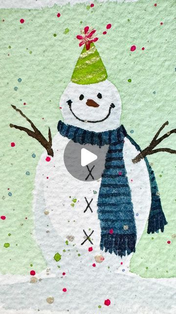 m r s g o o d w i n on Instagram: "I wish you all a safe and happy new year! 🎉 #watercolor #snowman #celebrate #party #confetti #partyhat #cheers #lefty #oregonartist #artistherapy" New Year Watercolor Cards, Happy New Year Watercolor, New Year Watercolor, Snowman Watercolor, Watercolor Snowman, Auld Lang Syne, Party Confetti, M R, After Christmas