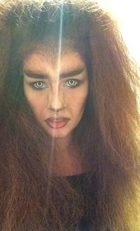 Caveman Makeup, Cavewoman Makeup, Werewolf Makeup, Teen Wolf Werewolf, Werewolf Halloween, Female Werewolves, Creature Inspiration, Practical Effects, Halloween Make Up