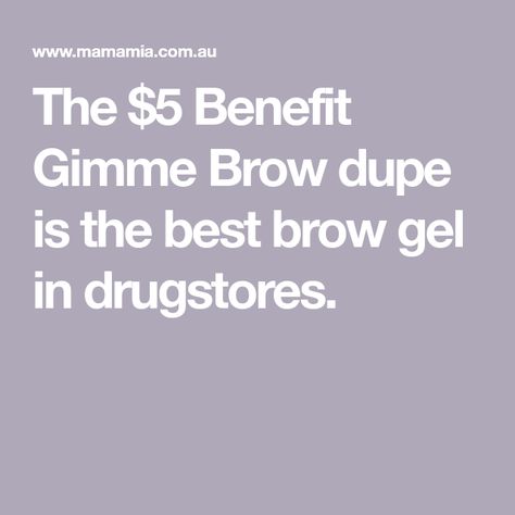 Best Brow Gel, Benefit Gimme Brow, Gimme Brow, Brow Gel, Life Changes, Good Things, Hair Styles, Hair