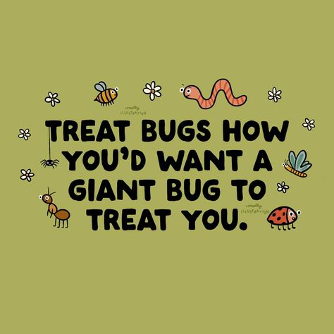 I had to immortalize these wise words my husband said the other day 🐛 . . . #illustration #illustrator #illustrationartists #womenofillustration #cartoonartist #bugs Bug Jokes, Bug Quotes, Cartoon Artist, Love Bugs, Illustration Artists, Bugs, Wise Words, Humor, Quotes