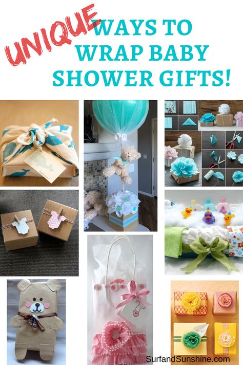 30 Best Creative Baby Shower Gift Wrapping Ideas - Home Inspiration and Ideas | DIY Crafts | Quotes | Party Ideas Creative Baby Shower Gifts, Baby Gift Wrapping, Baby Shower Wrapping, Creative Wrapping, Creative Baby Shower, Baby Shower Gift Basket, Gift Wrapping Ideas, Diy Baby Shower Gifts