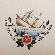 I'm bringing my sinking ship back to the shore. Sinking Boat Tattoo, Sinking Ship Art, Sinking Ship Drawing, Sinking Tattoo, Sinking Ship Tattoo, Boat Tattoos, Paramore Tattoo, Traditional Ship Tattoo, Boat Tattoo