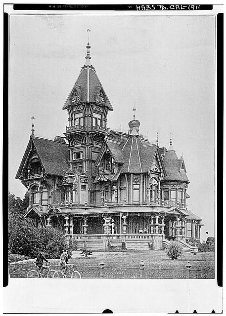 Carson Mansion in Eureka, CA ~ Looks like something out of a movie set! Carson Mansion, Eureka California, Old Victorian House, American Mansions, Abandoned Mansion, Humboldt County, Old Mansions, Victorian Architecture, Grand Homes