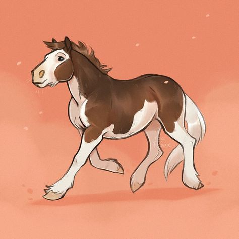 Horse Foal Drawing, Spirit Drawing Horses, Halloween Horse Art, Horse Art Reference, Draft Horse Drawing, How To Draw Horse, Cartoon Horse Drawing, Horse Oc Art, Horse Fursona