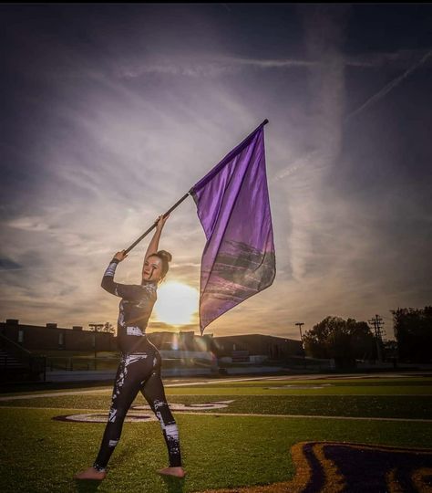 Colorguard Picture Poses, Color Guard Senior Pictures Flags, Color Guard Photography, Color Guard Photoshoot, Color Guard Graduation Pictures, Color Guard Poses, Color Guard Senior Pictures, Colorguard Senior Pictures, Color Guard Funny