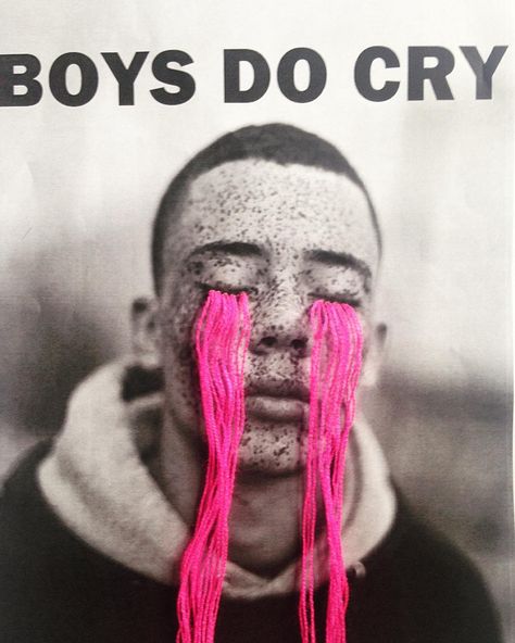 Victoria Villasana on Instagram: “Boys & men should forever be entitled to show their emotions... New #streetart #pasteups to put up soon.... #streetartlondon 📷…” Street Art London, Gcse Art, Fashion Collage, A Level Art, Art Plastique, 그림 그리기, Art Sketchbook, The Words, Collage Art