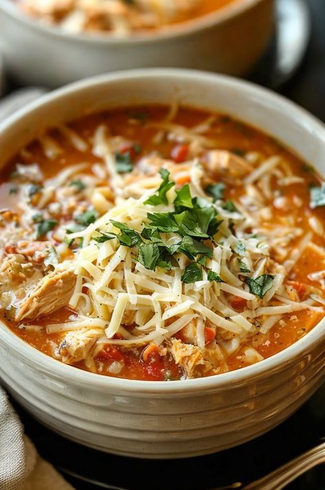 Warm up with this Crock Pot Creamy Chicken Parmesan Soup! Simple, cheesy, and full of flavor, it's the perfect comforting meal. #ChickenParmesan #SlowCooker #ComfortFood #SoupSeason #EasyRecipe Cream Cheese Chicken Soup Crockpot, Cheesy Chicken Parmesan Soup, Crockpot Cream Chicken Parmesan Soup, Crockpot Creamy Chicken Parmesan, Creamy Crock Pot Chicken Parmesan Soup, Crock Pot Creamy Chicken Parm Soup, Creamy Ham Soup Recipes, Slow Cooker Chicken Parmesan Soup, Creamy Crockpot Chicken Parmesan Soup