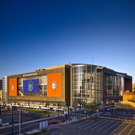 Prudential Center at dawn Hockey Wedding, Hockey Arena, Prudential Center, Indoor Arena, Newark New Jersey, Newark Nj, Sports Arena, Stadium Tour, Big Goals