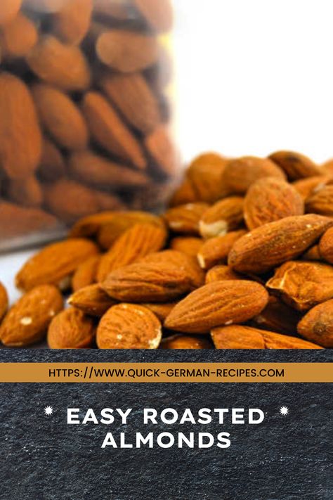 Discover the simple art of roasting almonds at home! For deliciously crunchy treat, roasted almonds can elevate any snack. Just toss some raw almonds in a pan, add a pinch of salt, and a dash of your favorite spices, then pop them into the oven! Not only is this recipe perfect for satisfying your nut cravings, but it can also spice up your desserts, salads, and trail mixes. Whether you're a snacking guru or just looking for a healthy treat, this roasted almonds recipe is your go-to for tasty goodness you'll become addicted to. How To Toast Almonds In The Oven, How To Roast Raw Almonds, Roasted Salted Almonds, Roasting Nuts In The Oven, Roast Almonds In Oven, Roasting Almonds In The Oven, How To Roast Almonds In Oven, Roasted Almonds Oven, How To Roast Almonds