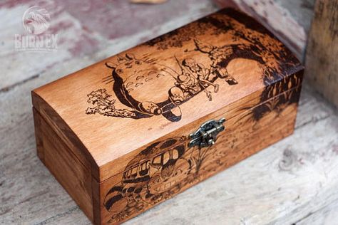 Totoro Engraved Jewellery Box