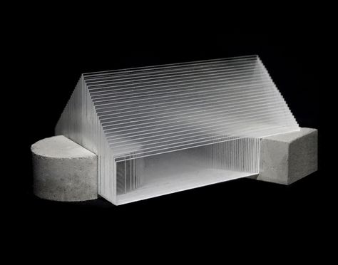 Gallery of YT House / rear studio + AHO design studio - 31 Styrofoam Model Architecture, Architecture Model Concrete, Metal Architecture Model, Modularity Architecture, Faceted Architecture, Architecture Concept Model, Architecture Materials, Site Model, Concept Model