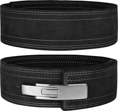 Lever Belt 10mm Powerlifting Belt For Men & Women Buckle Strongman Power Weight Lifting Weightlifting Belts (Black, L (38"-44")), Weight Lifting Belts - Amazon Canada Steel Belt Buckle, Compound Lifts, Weight Lifting Belts, Weightlifting Belt, Deep Squat, Workout Belt, Heavy Weight Lifting, Belt For Men, Free Sport