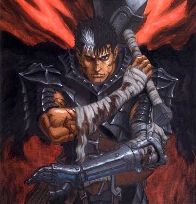 The Black Swordsman, Berserk Art, Black Swordsman, Guts Berserk, Berserk Guts, Berserk Manga, Kentaro Miura, Young Animal, Samurai Jack