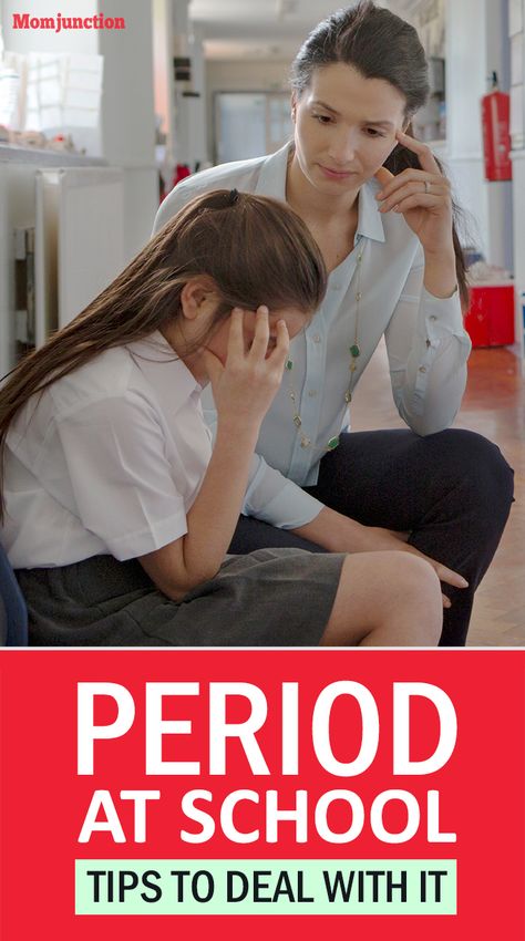 Have you got your period at school and does not know how to survive with it? Read our list of tips on how to deal with periods at school. Periods At School, Period At School, Period Supplies, Period Box, Period Kit, Period Hacks, Period Cramps, Obstetrics And Gynaecology, First Period