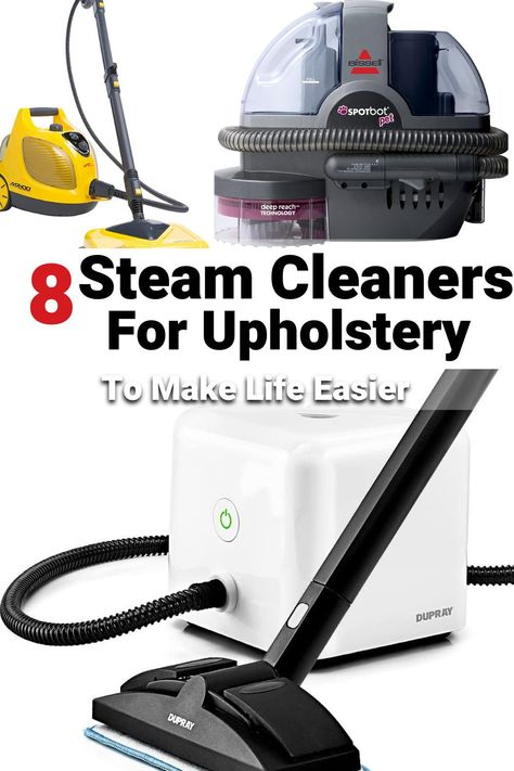 If your trying to learn how to clean a microfiber couch then you should look at these steam cleaners. With the power of steam you can save time and disinfect your upholstered furniture so much faster. Steam Clean Couch, Best Steam Cleaner, Portable Carpet Cleaner, Carpet And Upholstery Cleaner, Microfiber Couch, Affordable Bedroom, Clean Couch, Couch Upholstery, Steam Cleaner