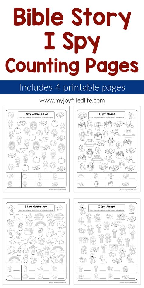 Lds Activity Pages Free Printable, Sin Object Lesson, I Spy Worksheets Printables, Kindergarten Catholic Activities, Bible I Spy Printable, Free Ispy Printable Pages, Bible Hidden Pictures Printables Free, Free Catholic Printables Children, Bible For Preschoolers