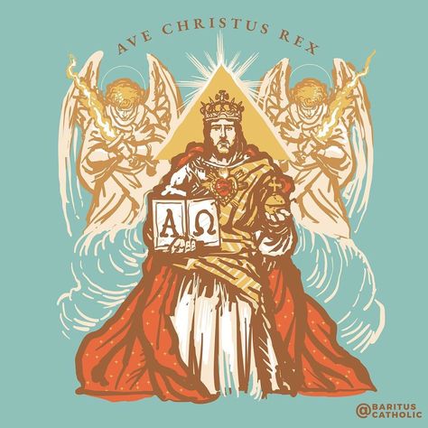 catholic design art - Google Search Ave Christus Rex Tattoo, Baritus Catholic, Catholic Design, Christ Is King, Roman Catholic Art, Catholic Symbols, Catholic Artwork, Catholic Wallpaper, Christian Graphic Design