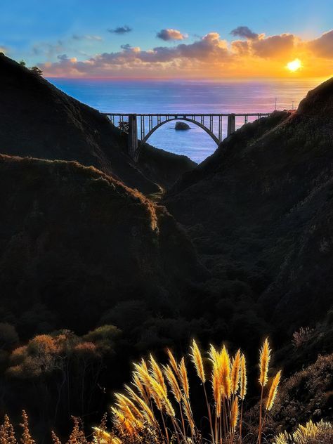 California Monterey, Bixby Creek Bridge, Bixby Bridge, Creek Bridge, Art Large Canvas, Wall Decor Rustic, Big Sur California, Coastal Wall Decor, California Coastal