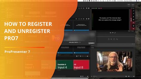 With Pro7, Renewed Vision changed the way they do licensing (for churches, at least). With Pro6, you could have it installed on any number of computers (with the same operating system, so either Mac OR PC, and changing that required an additional fee). You could only PRESENT with one at... Continue reading The post ProPresenter 7 Tutorial: How to unregister and reregister ProPresenter appeared first on TrinityDigitalMedia.com. Pro Presenter, Operating System, The Way, How To Find Out, Mac, Reading