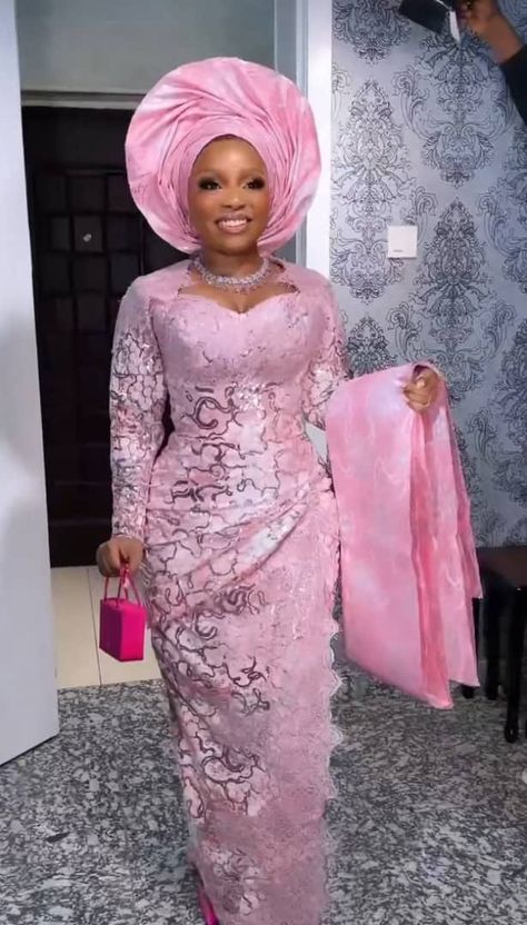 Style For Introduction, Asoebi Lace Styles, Asoebi Lace, Boubou Styles For Women, Nigerian Lace Styles Dress, Nigerian Lace Styles, Ankara Short Gown Styles, Native Dress, African Prom Dresses