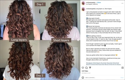 Short Layered Curly Hair, Long Layered Cuts, Layered Curly Hair, Natural Curly Hair Cuts, Blonde Curly Hair, Curly Hair Inspiration, Hair Stylist Life, Curly Hair Cuts, Short Curly