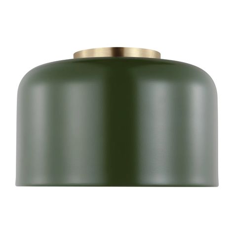 Willa Arlo Interiors Muir Flush Mount & Reviews | Wayfair Socket Cover, Generation Lighting, Minimalist Chic, Grey Glass, Kitchen Living Room, Satin Brass, Visual Comfort, Open Box, Kitchen Living