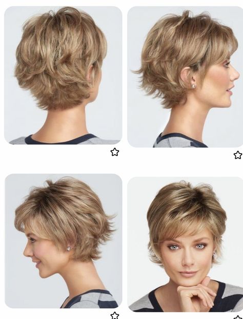 Choppy Bob Hairstyles For Fine Hair, Shaggy Short Hair, Short Shag Hairstyles, Choppy Bob Hairstyles, Chin Length Hair, Choppy Hair, Messy Short Hair, Short Hairstyles For Thick Hair, Short Hair Wigs