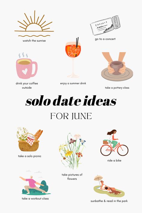 Tem Page Instagram Ideas, Self Love Alter Ideas, Self Care Content Ideas, Self Love Content Ideas, Dates To Take Yourself On, Self Care Date Ideas, Self Dates Ideas, Self Love Date Ideas, Solo Date Ideas Things To Do