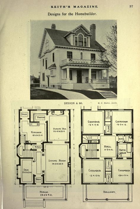 Two Family House Plans, Vintage Floorplans, Map Building, Plans Interior Design, Norman Architecture, Vintage Floor Plans, Map Drawing, Victorian House Plans, 3d Floor Plans