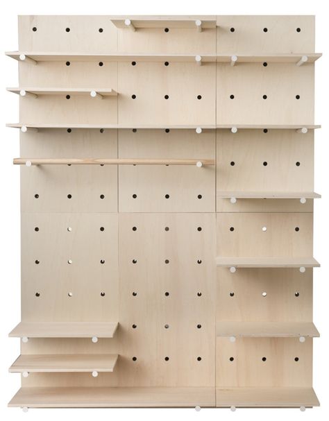 Craft Room Storage, Workplace Design, Plywood Furniture, Modular Furniture, Shop Interiors, Shop Interior Design, Booth Design, Shop Interior, Peg Board