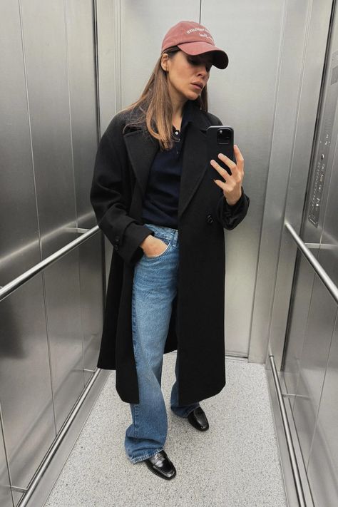 45 Stylish Winter Fashion Finds From Zara You Won't Regret | Who What Wear Zara Coat Outfit, Zara Oversized Coat, Oversized Coat Outfit, Oversized Wool Coat, Oversized Striped Sweater, Neutral Sweaters, Zara Coat, Waistcoat Dress, Striped Knit Dress