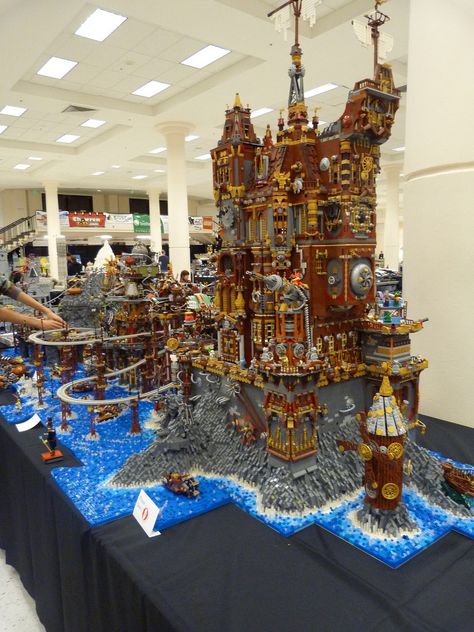 BrickCon 2016 | by Lino M Giant Lego Creations, Massive Lego Builds, Expensive Lego Sets, Big Lego Sets, Lego Viking Ship, Lego Kingdoms, Best Lego Sets, Big Lego, Construction Lego