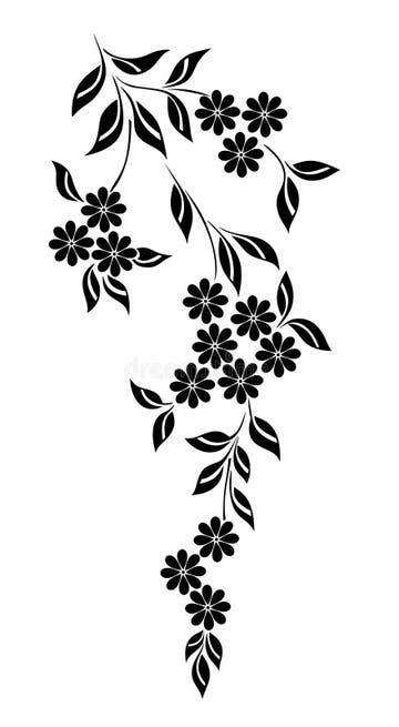 Cartouche Nature Floral Scroll Design Background Stock Vector - Illustration of background, circle: 219020681 Floral Design Black And White, Flower Drawing Pattern Design, Floral Svg Designs, Floral Embroidery Designs Pattern, Floral Silhouette Pattern, Flowers Vector Illustration, Flower Drawing Design Pattern, Flower Pattern Drawing Floral Design, Easy Embroidery Patterns For Beginners