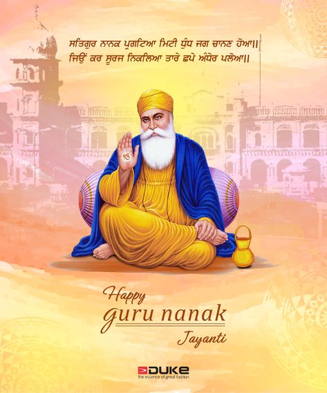 May the light of Guru Nanak Dev Ji's teachings keep us on the right path in life always.   Wishing you & your family a very Happy Gurupurab!   #GuruNanakJayanti Shri Guru Nanak Dev Ji Gurpurab Wishes In Punjabi, Happy Birthday Guru Nanak Dev Ji, Gur Purab Guru Nanak Dev Ji, Shri Guru Nanak Dev Ji Pics, Guru Nanak Dev Ji Birthday Wishes, Guru Nanak Dev Ji Joti Jot Diwas, Shri Guru Nanak Dev Ji Gurpurab, Guru Nanak Dev Ji Prakash Purab, Guru Nanak Dev Ji Guru Purab