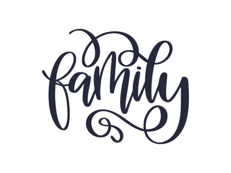 More Family Time, My Family Wallpaper, Family Lettering, 2023 Sign, Family Words, Family Wallpaper, Family Word, Family Png, Family Font