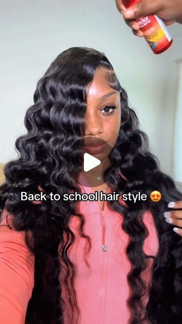 Undetectable Lace Human Hair Wig on Instagram: "What hairstyle are yall getting for back to school??? 😍 #backtoschool2024#bodywavewigs #hairstyle #wigsinstall #wigstutorials #blackgirlhairstyle" Bodywave Hairstyle Ideas, Body Wave Wig Install, Wig Tiktok, Back To School Hairstyles, Hairstyles For School, Black Girls Hairstyles, Human Hair Wigs, Wig Hairstyles, Human Hair