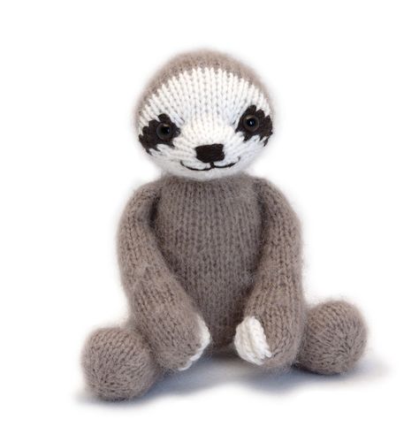 https://flic.kr/p/p7teB1 | sloth | www.ravelry.com/patterns/library/three-toed-sloth Sloth Crafts, Sloth Stuff, Amigurumi Sloth, Knit Amigurumi, Sloth Pattern, Three Toed Sloth, Knitted Toys Free Patterns, Poncho Knitting Patterns, Chicken Pattern