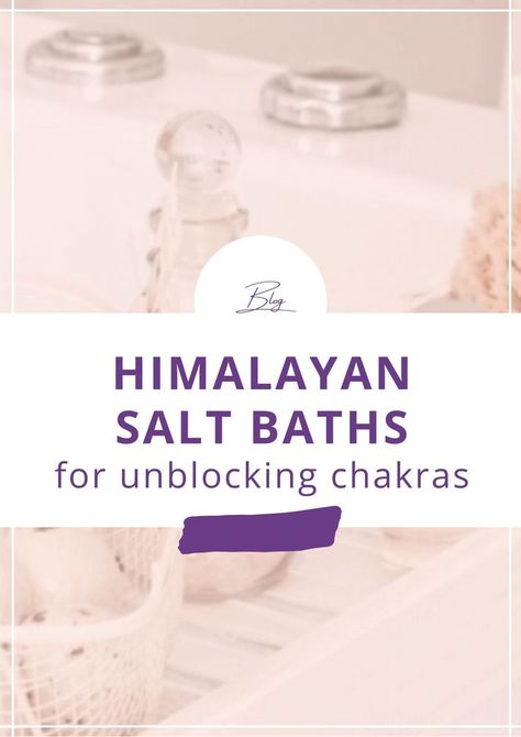 Himalayan Salt Baths for Unblocking Chakras by Della Reside. In this post I’m sharing: how Himalayan Salt is good for baths, unblocking chakras, and detoxifying the body. How Himalayan Salt baths… More Diy Bath Salts With Essential Oils, Unblocking Chakras, Unblock Chakras, Spiritual Cleansing Bath, Solar Plexus Chakra Healing, Bath Benefits, Sacral Chakra Healing, Himalayan Salt Bath, Bath Salts Diy