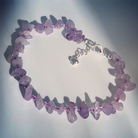 Purple Anklet, Crystal Anklet, Anklet Designs, Beaded Anklet, Purple Beaded, Beaded Anklets, May 2023, Amethyst Purple, Anklet Jewelry