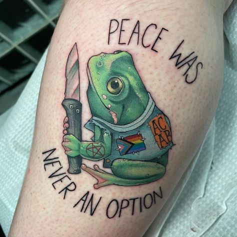 Peace Was Never An Option, Folk Punk, Punk Tattoo, Body Modifications, Body Mods, Future Tattoos, I Tattoo, Triangle Tattoo, Tatting