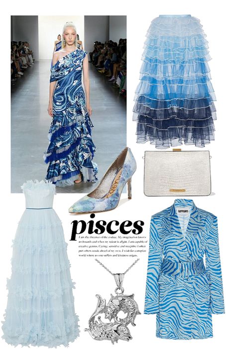 Pisces Costume, Pisces Dress, Pisces Style, Pisces Fashion, Ethereal Core, Polyvore Casual, Venus In Pisces, Pisces And Taurus, Pisces Woman