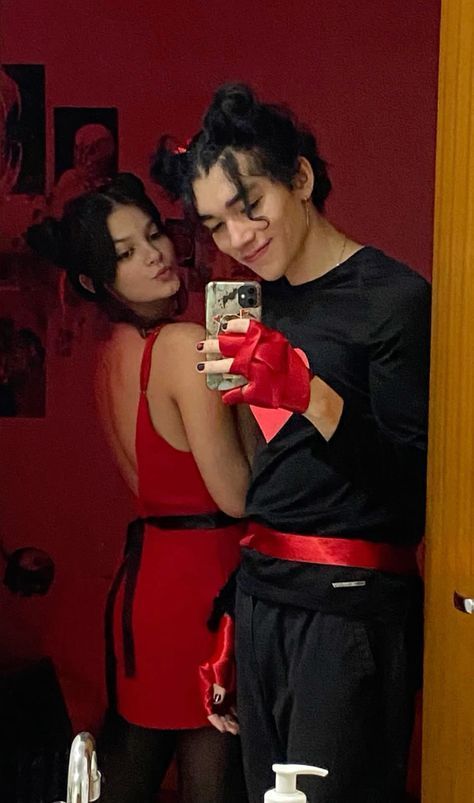 Pucca X Garu Costume, Pucca And Garu Costumes, Pucca Costume, Pucca Cosplay, Couples Cosplay Ideas, Pucca And Garu, Halloween Couple Costumes, Couples Costumes Creative, Costume Couple