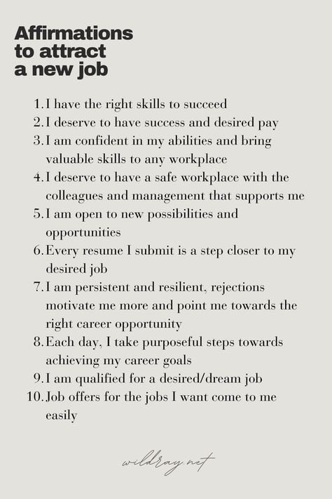 Affirmation To Get A Job, Motivation For Job Search, Law Of Attraction Job, Manifestation For Career, Test Affirmations Positive, Job Affirmations New, Affirmation New Job, Manifest Dream Job Affirmation, Money And Job Affirmations