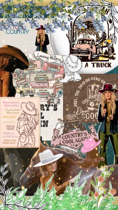 #summerswiftiecomp #summerswiftie ⚡️💗LAINEY WILSON 💗⚡️ Lainey Wilson Tattoo, Lainey Wilson Wallpaper, Singing Aesthetic, Country Wallpaper, Funny Quotes Wallpaper, Cd Wall Art, Cd Wall, Western Wallpaper, Lainey Wilson