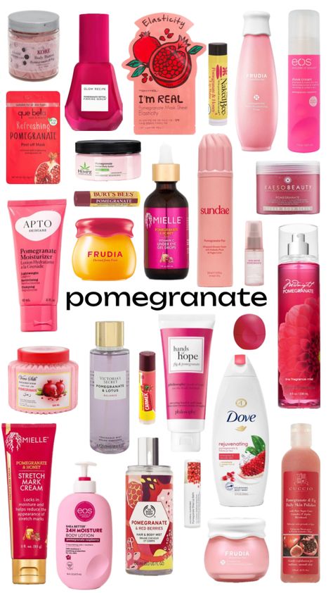 #pomegranate #pomegranategirl #pomegranateskincare #fruitskincare #skincare #preppyskincare Fragrances Perfume Woman, Body Hygiene, Shower Skin Care, Perfect Skin Care Routine, Pretty Skin Care, Perfume Scents, Perfume Lover, Bath And Body Care, Body Care Routine